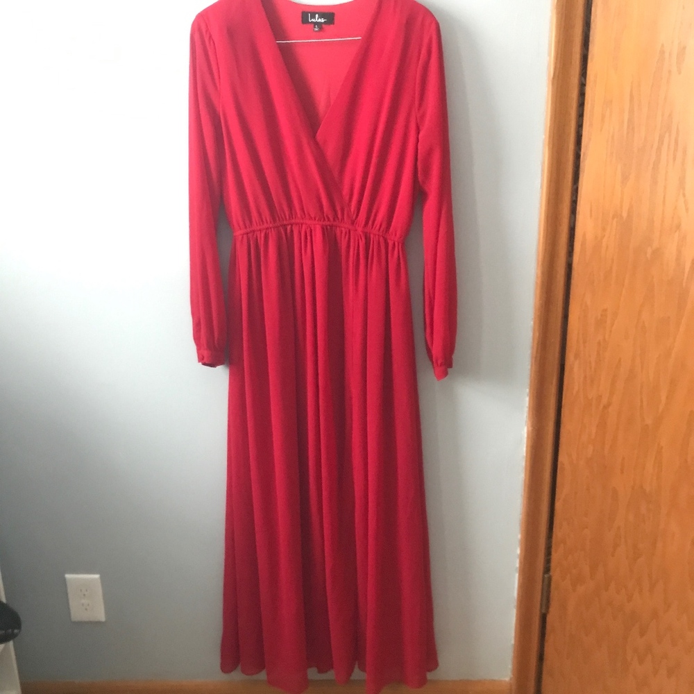 Red Maxi Dress